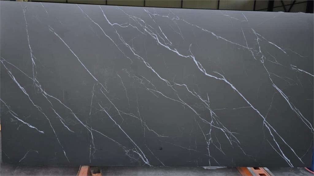 Piedra Sinterizada Black Marquina 12 mm - Mate